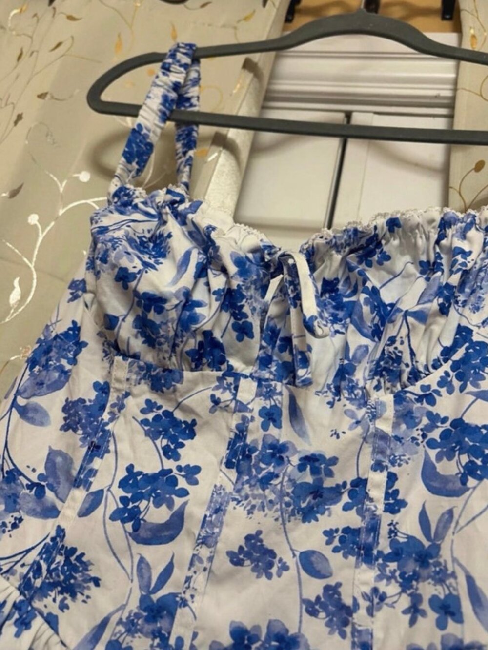 Blue summer dress